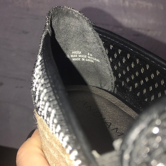 NWOT Andiamo slip on platform espadrilles - Picture 8 of 8